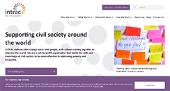 Desktop Screenshot of intrac.org