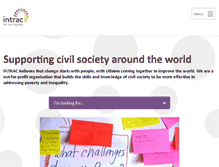 Tablet Screenshot of intrac.org