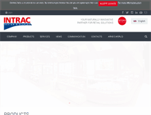 Tablet Screenshot of intrac.it